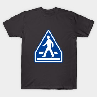 Japanese Pedestrian Crossing Sign T-Shirt